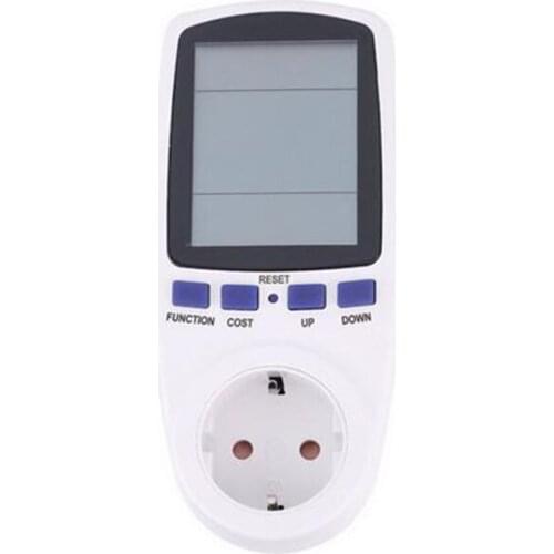 Free Shipping Plug Power Meter Energy Voltage Amps Electricity Usage Monitor Watt Electricity Usage Monitor Socket