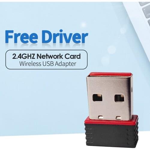 300Mbps Wireless Network Card Receiver 2.4GHz Mini USB Wireless WiFi Dongle Adapter for RG351P Handheld Game Console