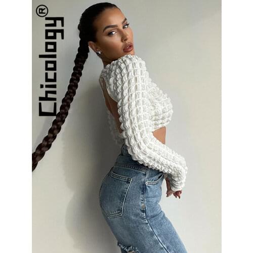 Женские короткие футболки CHICOLOGY China At AliExpress