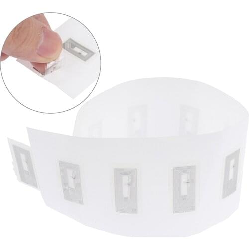 10Pcs NFC Chip Ntag213 Sticker Wet Inlay 2*1cm 13.56MHz RFID NTAG213 Label Tag