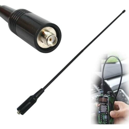 For NA-771 Dual Band Walkie Talkie Antenna VHF/UHF SMA-Female for Handheld Radio UV-5R UV-82 BF-888S