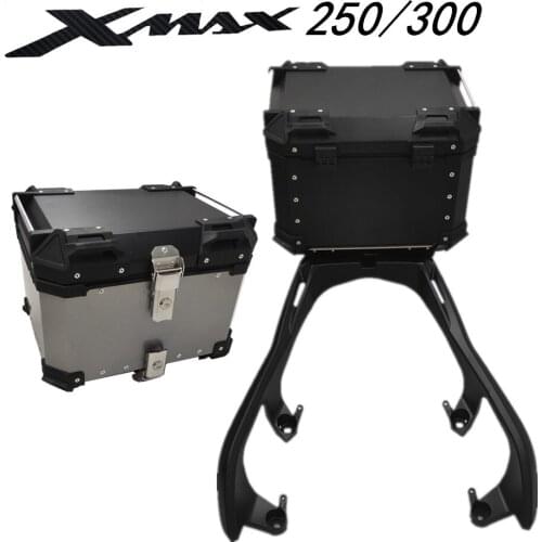 For Yamaha Xmax 250 300 Xmax300 Xmax250 Motorcycle Tail Box Rear Luggage Case 45L 55L 65L High Quality Waterproof Storage