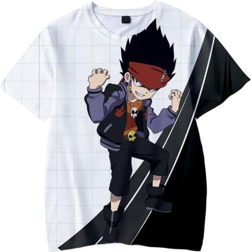 Anime Mens T Shirt Beyblade Burst Evolution 3D Print T-shirt Boys Girls Short Sleeve Tees Harajuku Fashion Summer Clothes Tops
