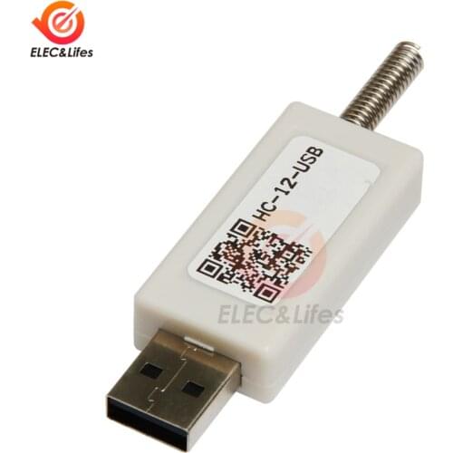 HC-12-USB 433Mhz Serial Wireless Module HC-12 USB 2.0 Line Computer Terminal Ultra Long Distance 1000 Meters SI4463