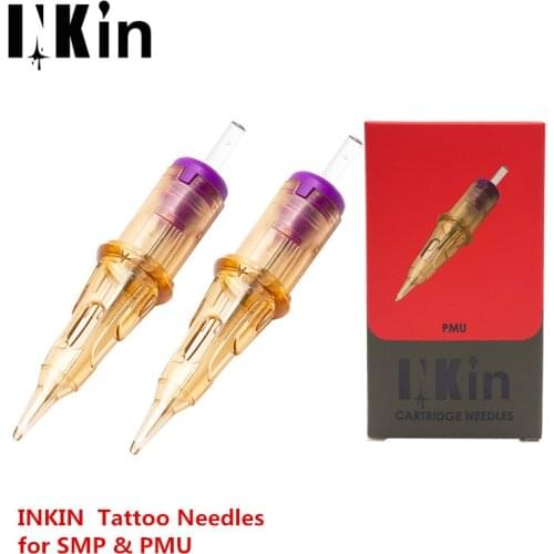 EZ INKIN SMP & PMU Cartridge Tattoo Needles Micropigmentation Permanent Make-Up eyebrows eyelinver lips Microblading 20Pcs/lot