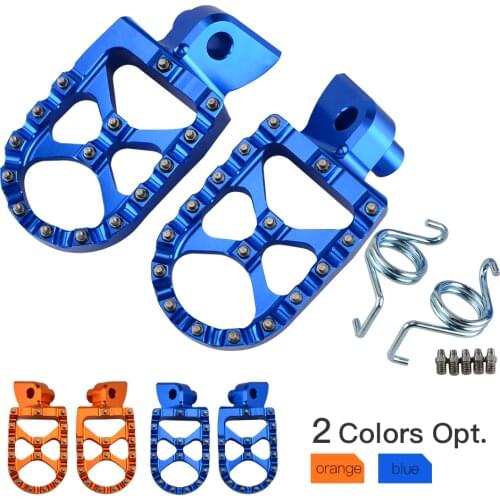 NICECNC RACING FOOT PEGS FOOTRESTS For Husqvarna TC TE FC FE TX FS 65 85 125 250 300 350 390 450 501 Husaberg FE650 FE FS 570