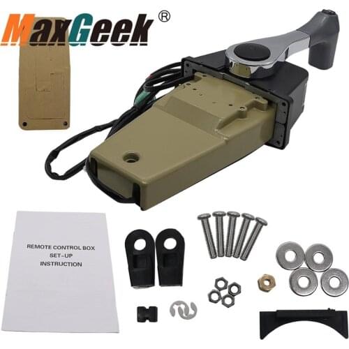 Maxgeek 67200-93J13 OEM for Suzuki Marine Outboard Engine Single Binnacle Remote Control Box