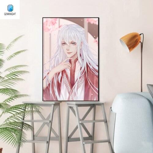 Diy digital painting by numbers modern animation modular painting coloring by numbers Traditional Chinese anime posters pictures