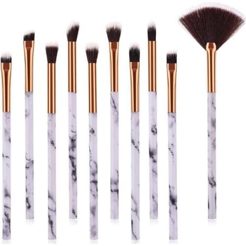6/10pcs Set Makeup Brushes Sets Kit Eyelash Lip Eye Shadow Brow Eyeliner Cosmetic Make Up Brush Tool
