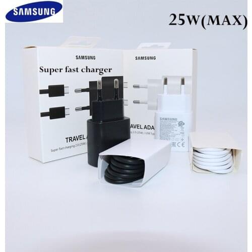 Samsung Original Galaxy Wall Charger For Note10 9 8 s9 S8 plus 9V2.77A Adaptive Fast Charging Travel Adapter &Usb Type C Cable
