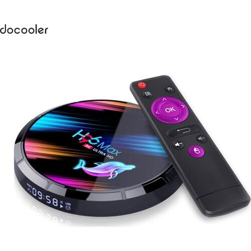 H96 Max X3 TV Box Smart Android 9.0 S905X3 TV Box 4GB 128GB Dual Band WiFi H.265 VP9 Decoding Miracast 8K Ultra HD Media Player