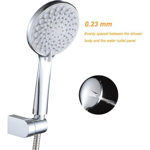 New Design 6 Function Hand Held Shower Head High Pressure Rain Shower Sprayer Set Water Saving