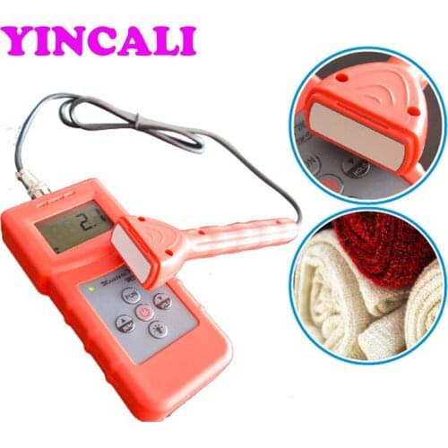 High Accuracy Inductive Portable Moisture Meter MS310-S For Textile Measuring range 0-99% 4 digital LCD