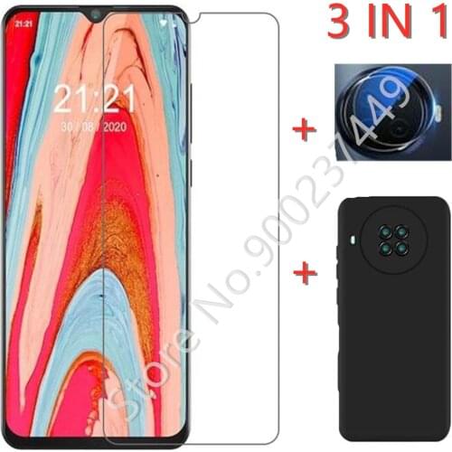3-in-1 Case + Camera Tempered Glass On For Cubot Note 20 Pro ScreenProtector Glass For Cubot Note 20 2.5D 9H Glass