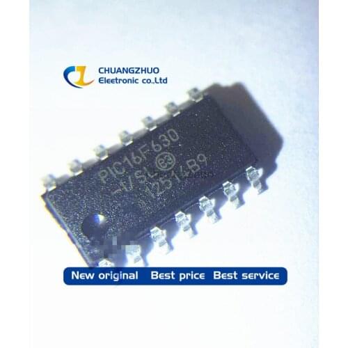 10PCS IC new original PIC16F630-I/SL PIC16F630 16F630 SOP14