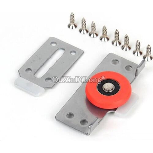 10PCS Sliding wardrobe door rollers Cabinet Nylon Caster Wheel Pulley For Wardrobe Window Furniture Hardware