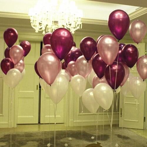 100pcs/lot 10inch White 2.2g Latex Balloons Air Balls Inflatable Wedding Party Decoration Birthday Kid Party Float Balloons Toys