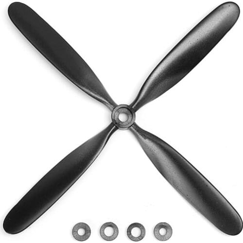 Dynam 10.5 * 8 * 4 10.5 inch 4-blade propeller 8mm hole CW and RC CCW aircraft