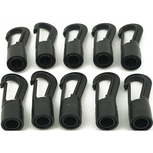 50pcs/lot Free Shipping Bunji Hooks, Hook & Bush, For Elastic Cords / Shock Cord