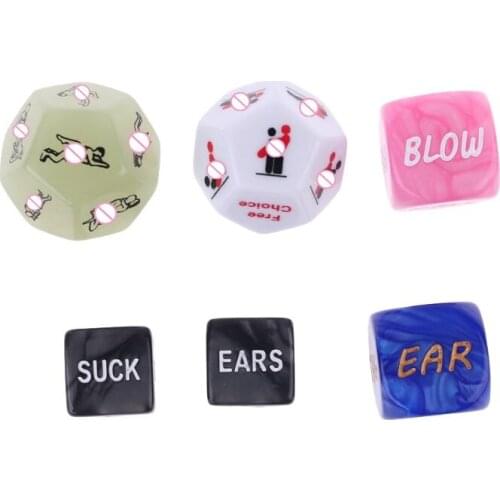 6Pcs/Set Sex Funny Love Dice Game Toy Erotic Sexy Posture Adult Couple Bachelor