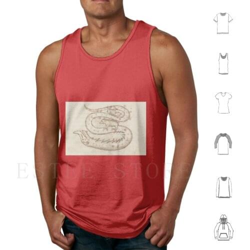 Basinio De Parma-Serpens , The Snake ( 1450S ) Tank Tops Vest Cotton Astronomy Wellcome Space Telescope Zodiac Vintage Vintage