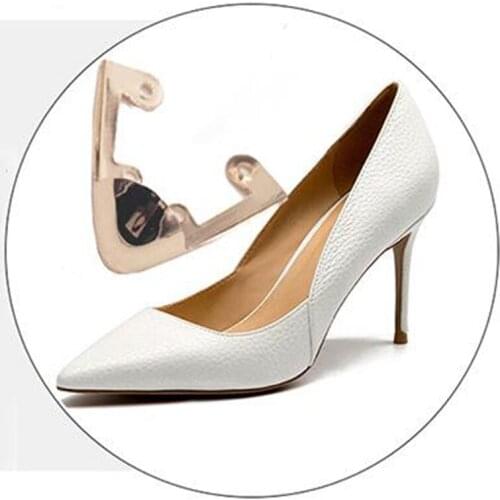 Shoe Toe Cover Lady High Heel Head Protection Metal Cap Shoe Care Repair Accessory