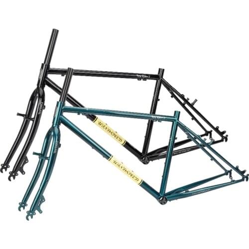 DARKROCK WINDSPEED LongRiders frame and fork 26'' Chrome-molybdenum steels travel cycling bicycle parts touring bikes CR-MO4130