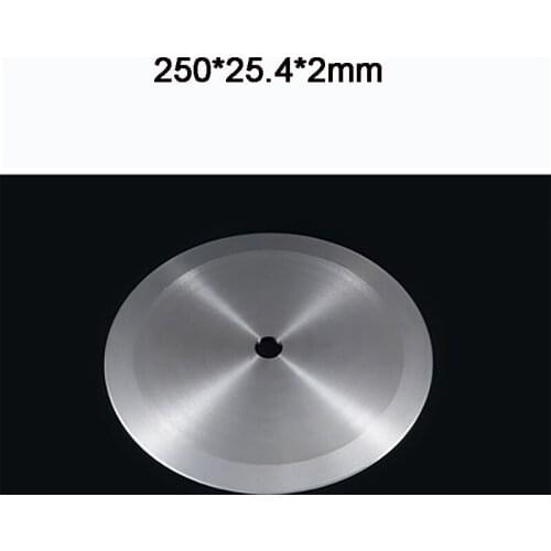 Round blade Saw disc ultra-thin alloy flat rubber slitting blade melt blown cloth paper tube cutting knife