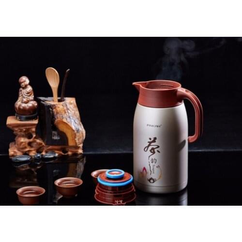 Hot Sale 1L/1.5L Home Thermo Jug Business Heat Kettle Office Coffee Tea Vacuum Insulated Pot Travel Thermos Flasks