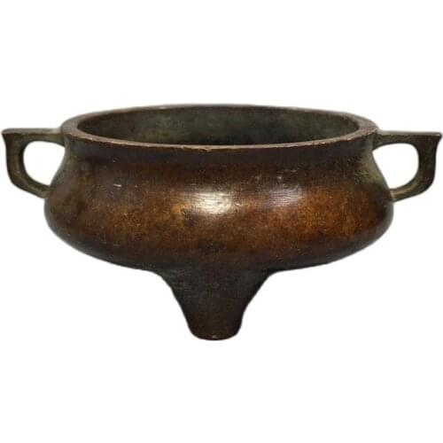 Chinese Old Copper Collection Pure Copper Incense burner