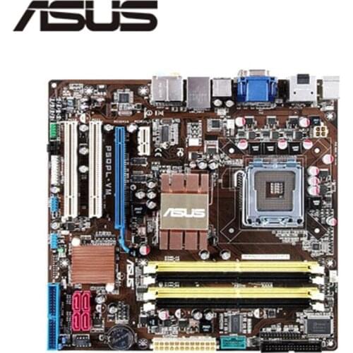 For Asus P5QPL-VM Desktop Motherboard G41 Socket LGA 775 DDR2 Original Used Mainboard On Sale