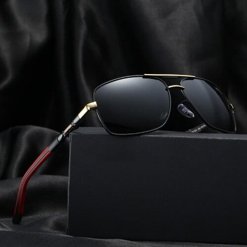 Polarized Sunglasses Mens Classic Sun Glasses UV400 Coating Lens Alloy Frame Driving Eyewear For Men H8724