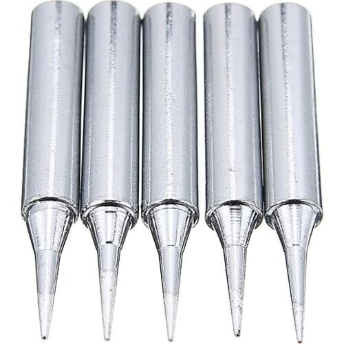 5pcs 900m-T-I Soldering Iron Tips Lead Free Replacement Soldering Tools Solder Iron Tips Head For Soldering Repair Tool