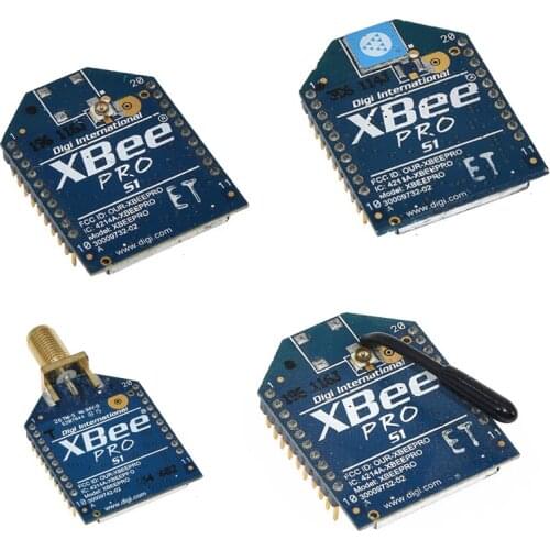 Xbee Pro S1 63MW Digi Original Imported Wireless Data Transmission Module Chip Telescopic Antenna U.FL
