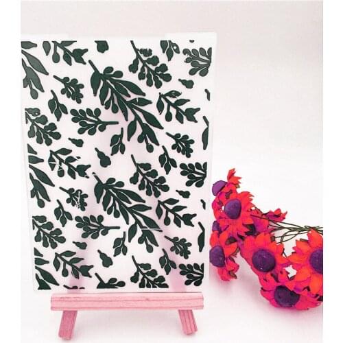 Easter plastic Branch template craft card making paper card album wedding decoration scraping Embossing folders