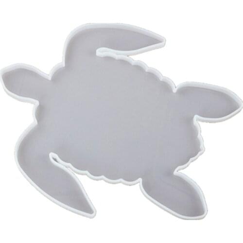 Beach Turtle Whale Tray Resin Mold Round Rectangle Serving Tray Coaster Silicone Molds Epoxy Resin Tray Molds Craft Tool