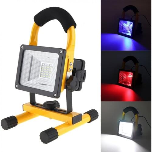 20W 24 LED Flood Light Portable Outdoor Waterproof IP65 Emergency Lamp Work Light for Camping/Vehicle Signal Warning
