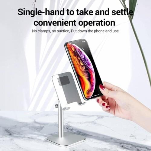 Adjustable Aluminum Alloy Tablet Phone Holder for Live Streaming/Online Courses