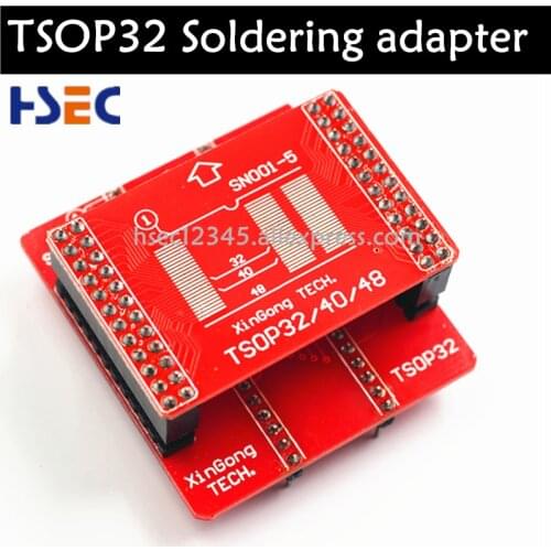TSOP32 soldering adapter +TSOP32 TSOP40 TSOP48 adapter for minipro TL866CS /A Xgecu TL866ii plus tl866 USB universal programmer