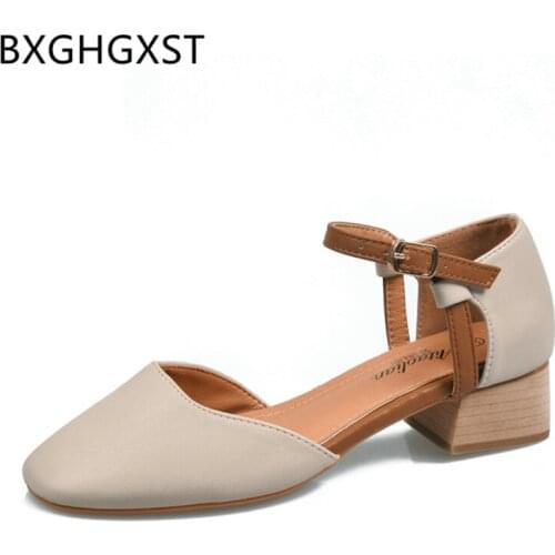 Mary jane shoes low heel shoes ladies summer high heels sexy fashion leather shoes women zapatos mujer casual босоножки женские