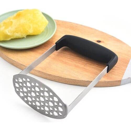 1PC Stainless Steel Potatoes Mud Pressure Mud Machine Potato Masher Ricer Fruit Vegetable Tools Kitchen Gadgets Accessories U3