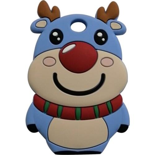 1pc BPA Free Cartoon Teether Food Grade Silicone Smoothing Pacifier Pendant For Baby Sensory Nursing Necklace Bracelet