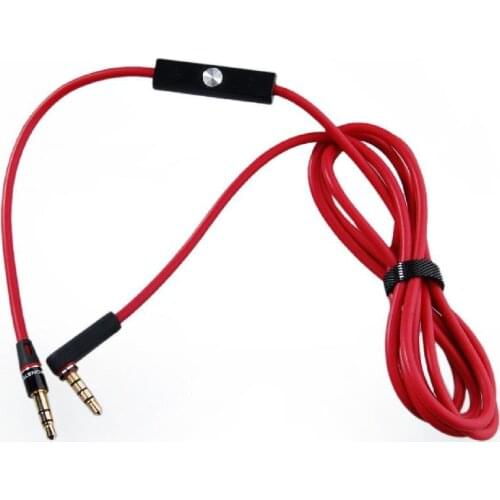 2019 New 2019 New 3.5mm Plug earphone cable Replacement L Jack Cord AUX Cable Wire for Beats Solo Studio headphone