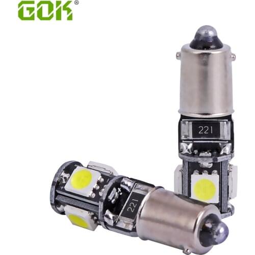 500pcs/lot t10 w5w ba9s 5LED 5050 smd ba9s led canbus 5smd Error Free,t4w car lights,182 car led,ba9s led canbus car styling