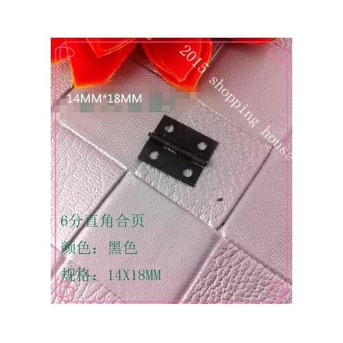 A022 Hardware accessories Wooden packing box accessories small mini hinge rectangular flat sheet 14mm*18mm
