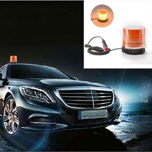 AICARKAS Car Accessories DC 12V Brilliant Strong LED Strobe Warning Light Emergency Hazard Warning Blue Yellow Strobe Lights