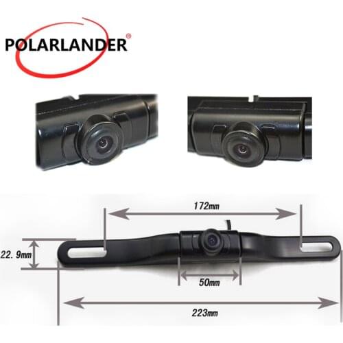 New Car License Plate Camera 170° Wide Angle Parking Assistance with IR Led Lights HD Night Vision Reverse Parking Camera