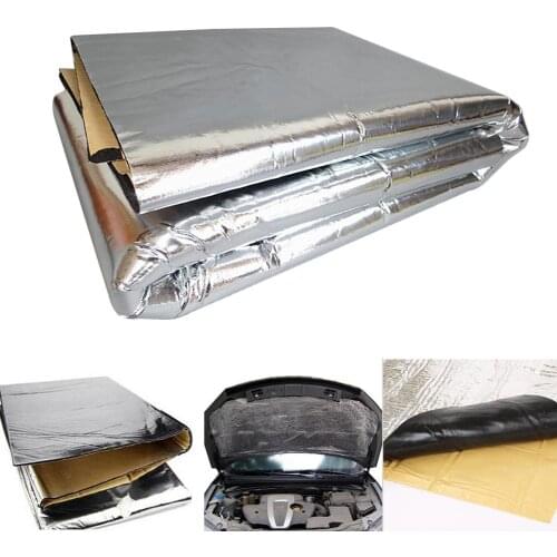 Car Vehicle Hood Engine Thicken Aluminum Foil Sound Heat Insulation Mat Pad 2020