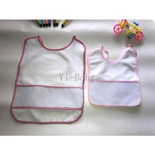 Free shipping YB170002 Cross Stitch Bibs Infant saliva towels Burp Cloths Baby waterproof bibs 4PCS/Set