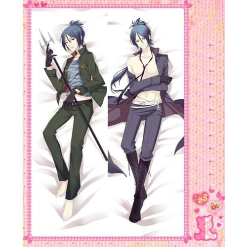 Anime Cartoon Katekyo Hitman Reborn Double Bolster Hugging Pillow Case Pillow Cover Pillowcase Peach Skin 2 Way No.8003